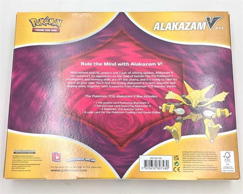 Alakazam V Box - Pokemon Kort (BMO) (A Grade)